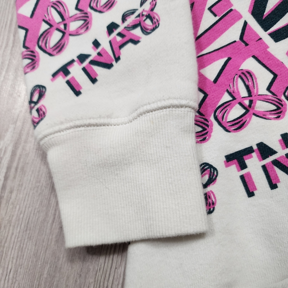 TNA Pink and Black Graphic Hoodie - Picture 10 of 12
